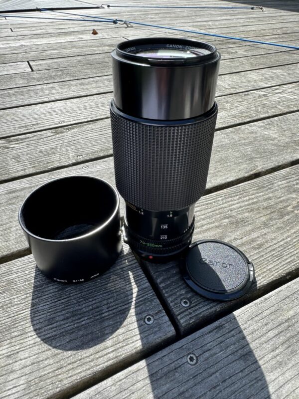 Objectif Canon 70/210 pour Appareil photo Argentique - Image - Prise de vue - Kodak - Nikon - Vintage