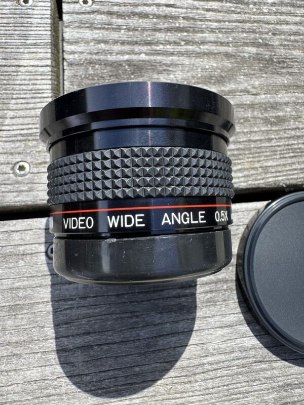 Optique Macuron Vidéo Wide angle 0,5 (et sa boite et pochette d'origine) pour Appareil photo Argentique - Image - Prise de vue - Kodak - Nikon - Vintage – Image 2