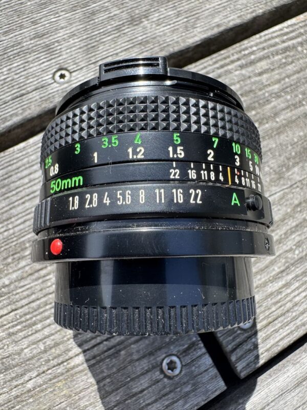Objectif Canon Fd 50mm (et sa boite d'origine) pour Appareil photo Argentique - Image - Prise de vue - Kodak - Nikon - Vintage – Image 5