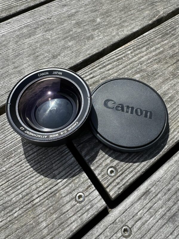 Optique Canon C8 Wide (et sa boite d'origine) - Grand Angle - pour Appareil photo Argentique