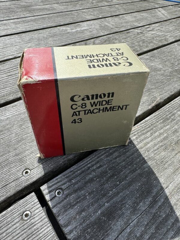 Optique Canon C8 Wide 43 (et sa boite d'origine) - Grand Angle - pour Appareil photo Argentique - Image - Prise de vue - Kodak - Nikon - Vintage – Image 4