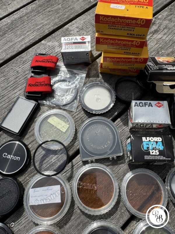 Gros lot - environ 50 Pièces - Canon - Pour Appareil photo Argentique - Filtres et autres pellicules - Image - Prise de vue - Kodak - Nikon - Vintage – Image 4