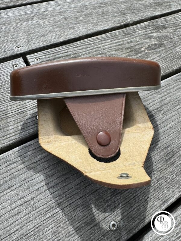 Rare Pochette / Etui d'origine Marine Nationale en cuir marron pour Appareil photo Argentique Foca MN Universel R - Image - Prise de vue - Kodak - Nikon - Vintage – Image 4