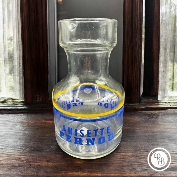 Ancien Pichet en verre des années 70 et de la marque Pernod - Anisette - Pastis - Décoration Café/Bistrot/Bar - Vintage