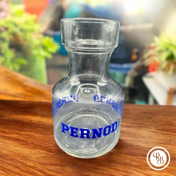 Ancien Pichet en verre des années 60/70 et de la marque Pernod (2) - Pastis