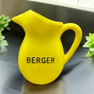 Pichet en plastique - objet publicitaire - Berger - Décoration - Collection - Pastis - Bistrot - Bar - Café - Vintage