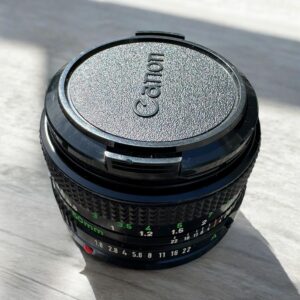Objectif Canon Fd 50mm (et sa boite d'origine) pour Appareil photo Argentique - Image - Prise de vue - Kodak - Nikon - Vintage