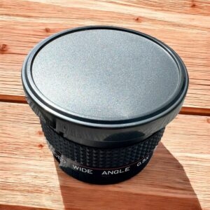 Optique Macuron Vidéo Wide angle 0,5 (et sa boite et pochette d'origine) pour Appareil photo Argentique