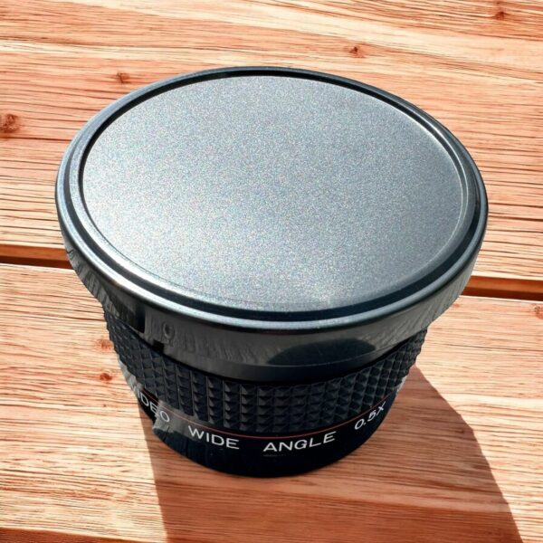 Optique Macuron Vidéo Wide angle 0,5 (et sa boite et pochette d'origine) pour Appareil photo Argentique