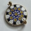 Broche Vintage Murano Multifiori - Verre De Venise, 4.3 Cm, Occasion En Très Bon état, Décoration Murale Ou Vêtement