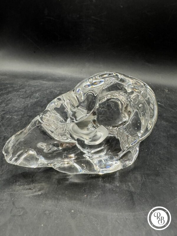 Rare - Presse papier - Singe / Guenon et son petit - En Cristal transparent et poli - Cristallerie de Saint Louis - Décoration - Collection – Image 6