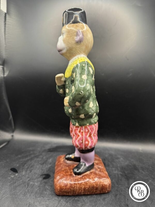 Ancienne et rare Statuette/figurine chinoise - Singe - Estampillée et signée - Collection - Décoration – Image 2