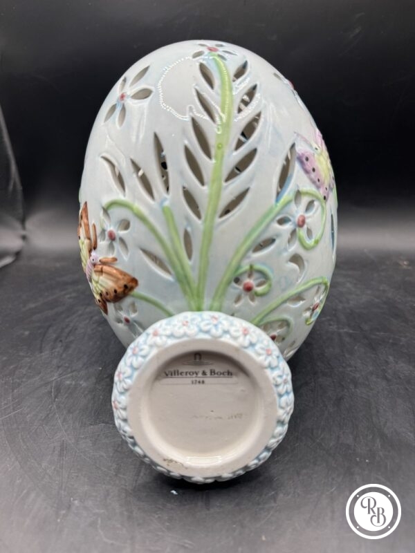 Charmant brûle/Porte bougie en porcelaine en forme d'œuf - De la maison Villeroy et Boch - Collection - Déco - Pâques – Image 7