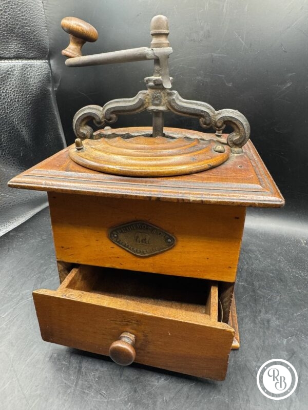 Rare ancien Moulin à Café de la marque Peugeot et Cie (avec sa plaque d'origine) - Collection - Décoration - Vers 1940 – Image 5