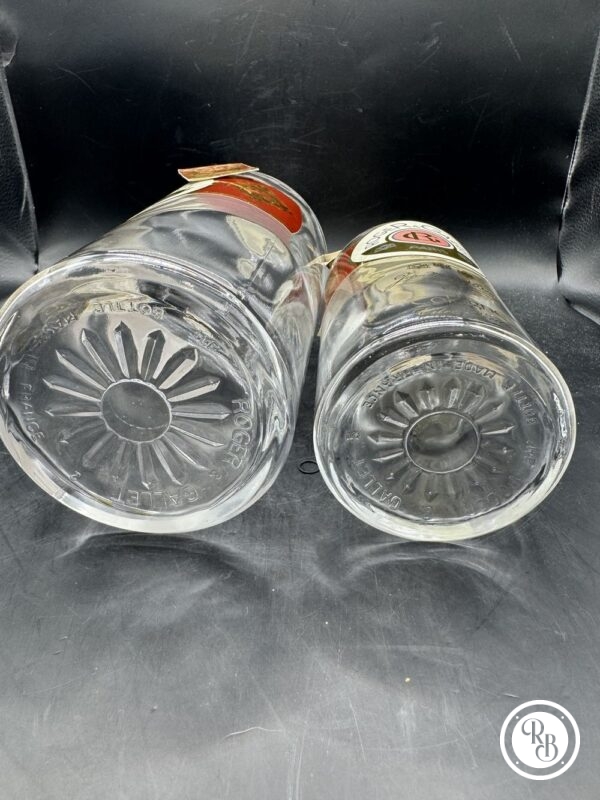 Lot de deux anciennes bouteilles de Parfum - Flacons Vintage en verre de Jean Marie Farinay - Eau de Cologne extra vieille - Roger et Gallet - Fabrication française - Collection - Décoration – Image 2