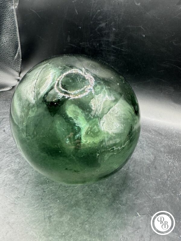 Ancienne bouteille en verre à fond rond - Amphore - Vers 1930 - Déco - Collection – Image 5