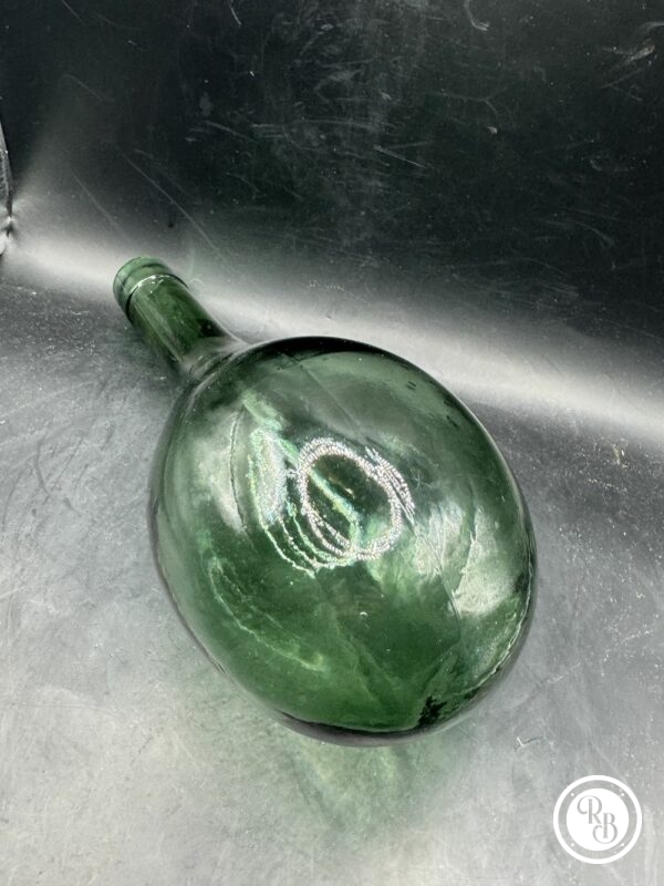Ancienne bouteille en verre à fond rond - Amphore - Vers 1930 - Déco - Collection – Image 6