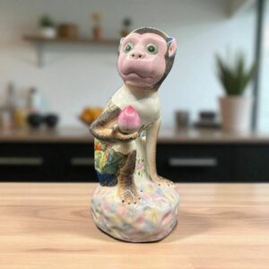 Ancienne et rare Statuette/figurine chinoise - Singe - Andrea par Sadek - Estampillée et signée - Collection - Décoration