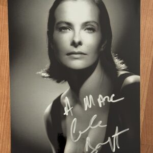 Dédicace - Autographe - Rare et belle grande photo sexy signée au feutre par Carole Bouquet - Format 20x30 - Harcourt