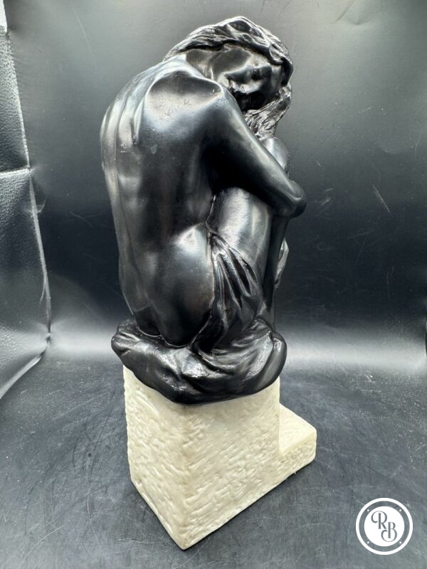 Rare Statuette/Sculpture en résine - femme sexy - Austin - Signée datant de 1991 - Décoration - Art Collection – Image 5