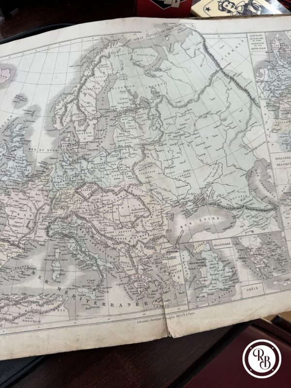 Très Ancien Atlas élémentaire de géographie moderne - Eugène Belin - Paris - 1872 - Collection – Image 5