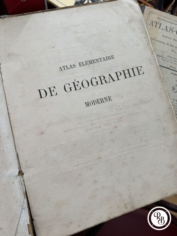 Très Ancien Atlas élémentaire de géographie moderne - Eugène Belin - Paris - 1872 - Collection – Image 6