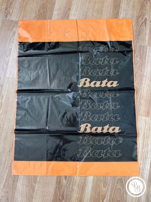 Rare ancien sac en plastique des années 80' - Bata - Vintage - Collection - Décoration
