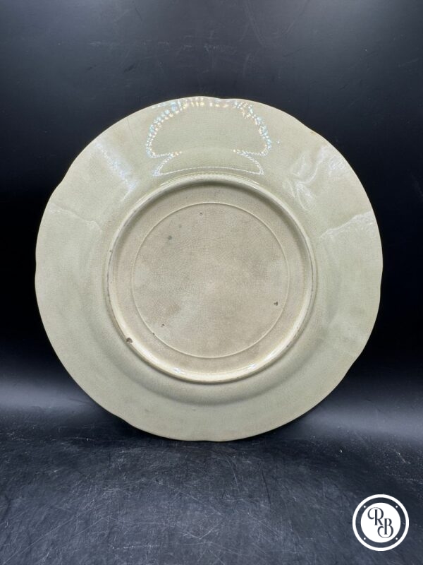 Ancienne Assiette en barbotine Onnaing - Vers 1900 - Jeanne d'Arc - Gloire Honneur Liberté Patrie - Décoration - Collection – Image 3