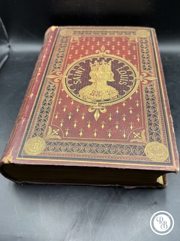 Livre rare et ancien - Saint Louis par H. Wallon - 1887 - Alfred Mame et Fils éditeurs - Collection - Décoration - Histoire de France – Image 3