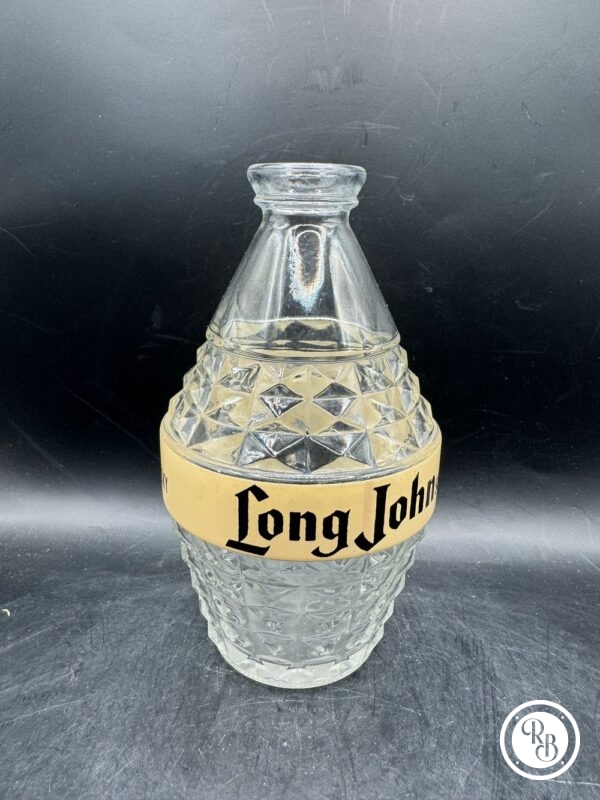 Ancienne Carafe/Bouteille publicitaire - Whisky long John Scotch - En verre épais - Des années 60 - Double inscription - Décoration Bistrot/Bar – Image 4