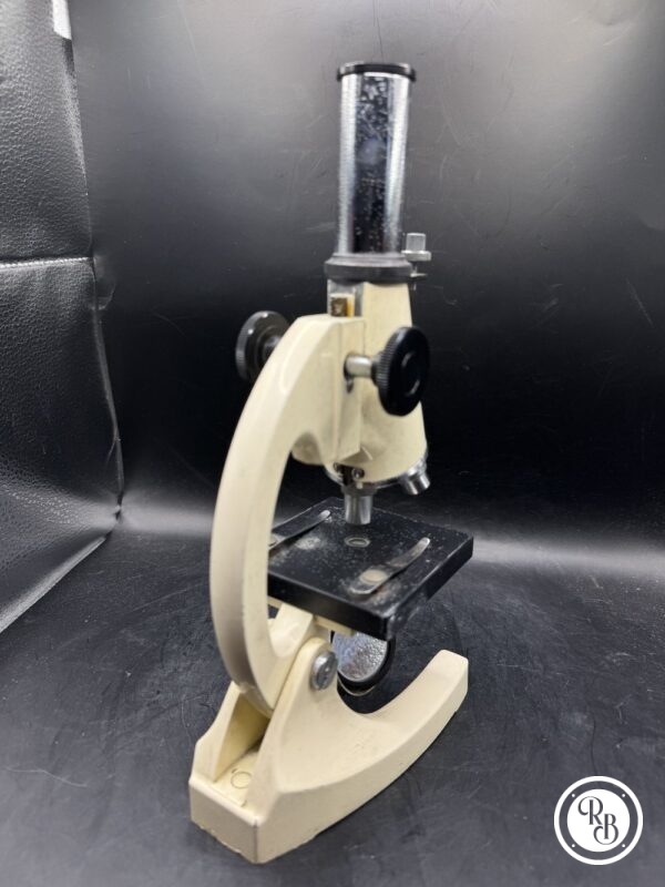 Ancien microscope pédagogique - Laboratoire - décoratif - Optico Paris - N. Boubée - Collection - Made in France – Image 4
