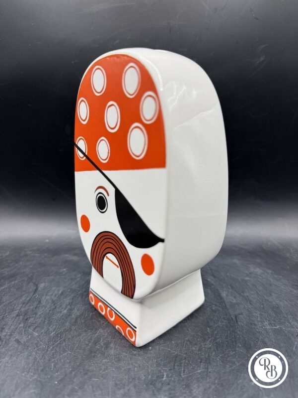 Vintage Pirate Coin Bank - Emblématique Carltonware Ceramic Pirate Money Box - Pirate en céramique des années 60/70 par Carlton, Tirelire rare - déco - Collection – Image 3