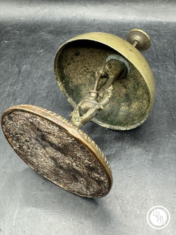 Ancienne Cloche de réception de comptoir d'hôtel ou de restaurant en bronze et cuivre - Fin 19ème - Décoration - Collection – Image 7