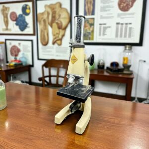 Ancien microscope pédagogique - Laboratoire - décoratif - Optico Paris - N. Boubée - Collection