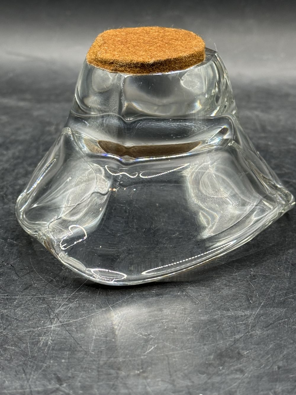 Petit vide Poche/Cendrier en Cristal - de la maison Daum - Signé - Décoration - Collection – Image 4