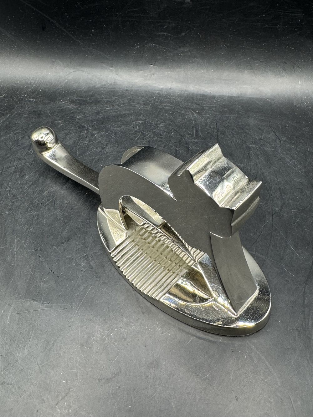 Casse-noix chat en métal chromé - Siléa - Des années 70 - Pièce originale à la fois utile et décorative - Collection – Image 6