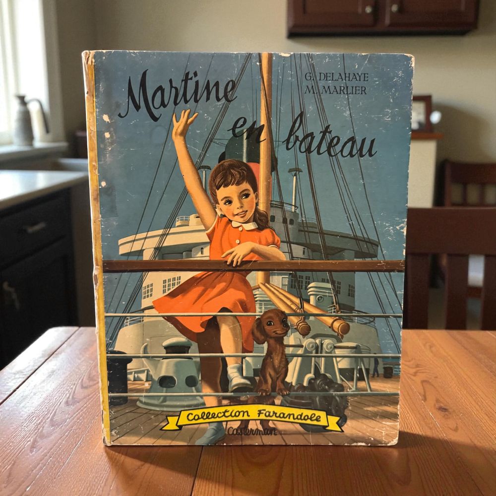 Bande dessinée - Martine en bateau - Edition originale datant de 1961 - Collection