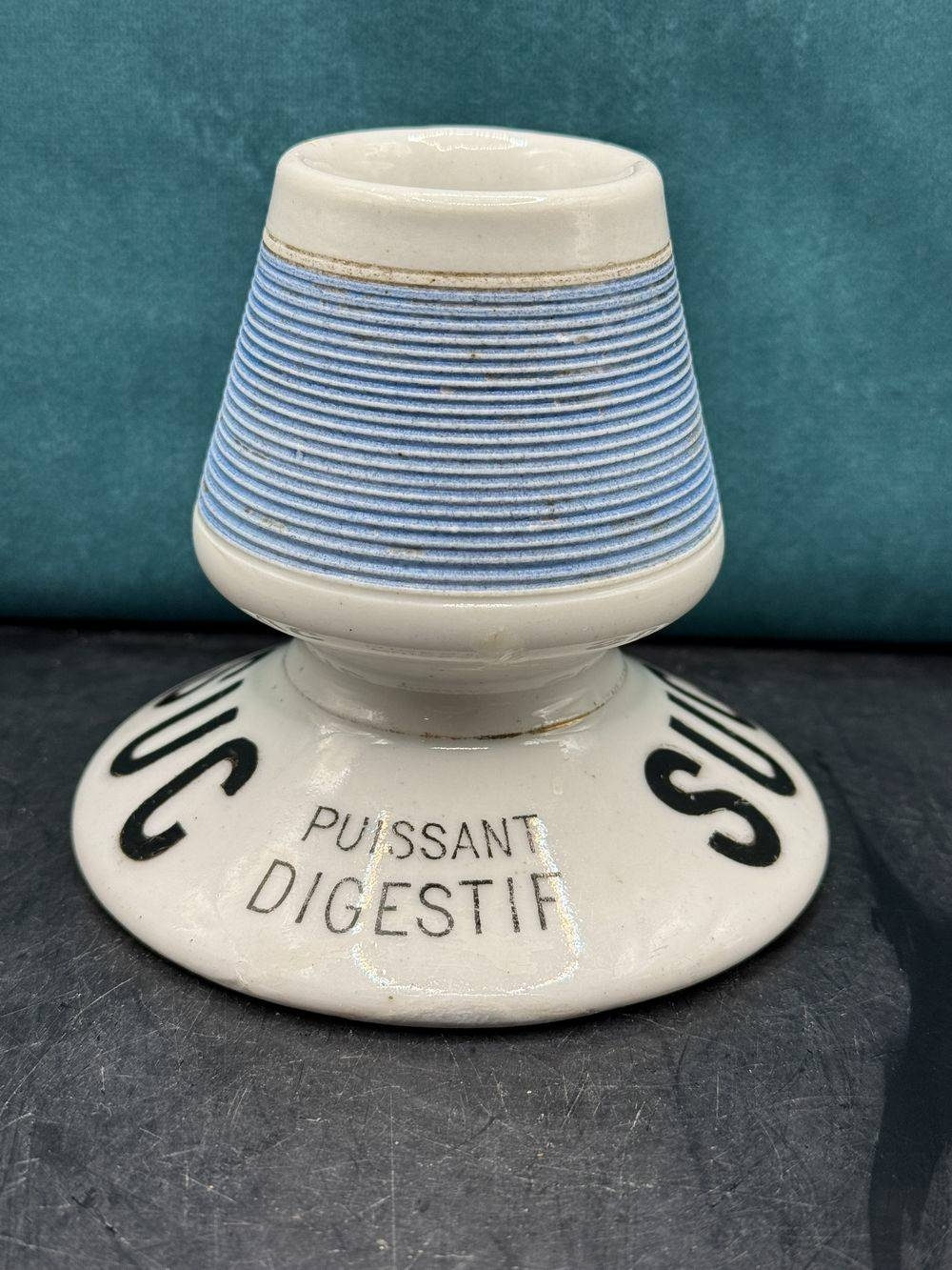 Rare et ancien Pyrogène publicitaire "Suc Simon, puissant digestif" - En porcelaine - Vers 1910/1920 - Décoration - Collection - Bistrot - Bar – Image 4