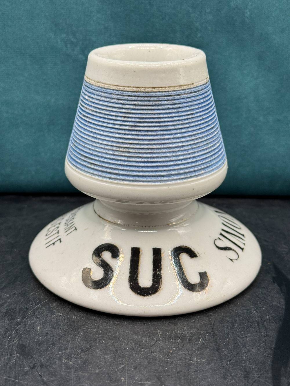 Rare et ancien Pyrogène publicitaire "Suc Simon, puissant digestif" - En porcelaine - Vers 1910/1920 - Décoration - Collection - Bistrot - Bar – Image 5