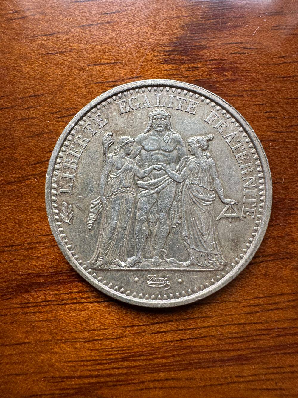 Pièce de monnaie de 10 Francs - En Argent - Hercule datant de 1968 - Collection - Numismate – Image 2