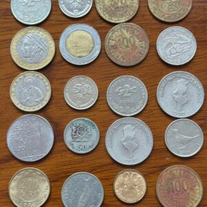 Lot de 20 Pièces de monnaie étrangères - Des années 80 à 2000 - Collection - Numismate