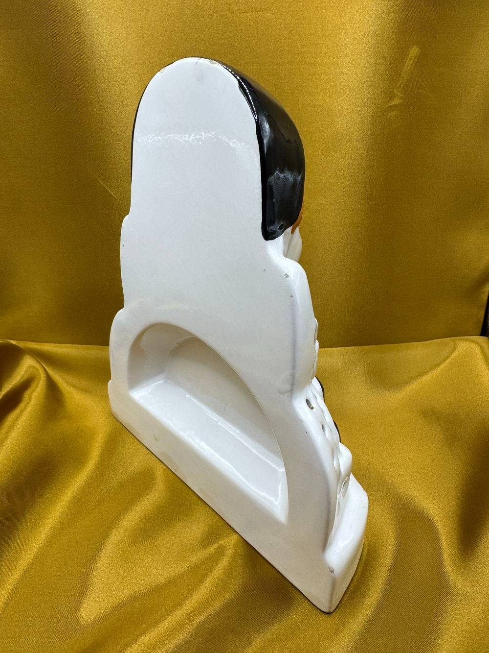 Rare ancien présentoir Pierrot Gourmand servant de présentation de sucettes dans les boulangeries françaises et datant des années 70 - En céramique vernissée - Collection - Décoration - Vintage – Image 6