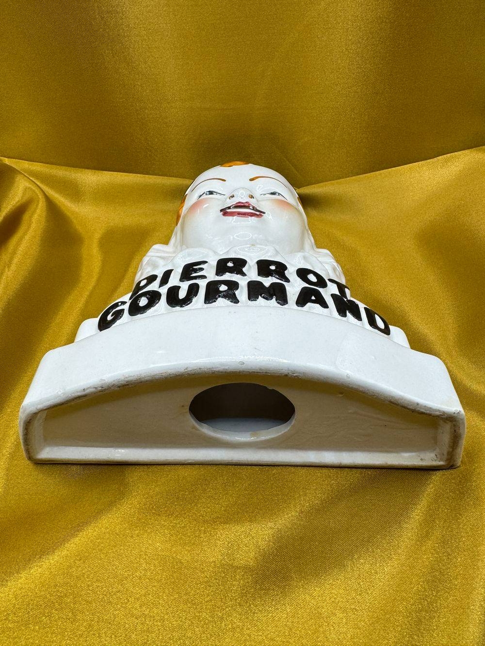Rare ancien présentoir Pierrot Gourmand servant de présentation de sucettes dans les boulangeries françaises et datant des années 70 - En céramique vernissée - Collection - Décoration - Vintage – Image 8