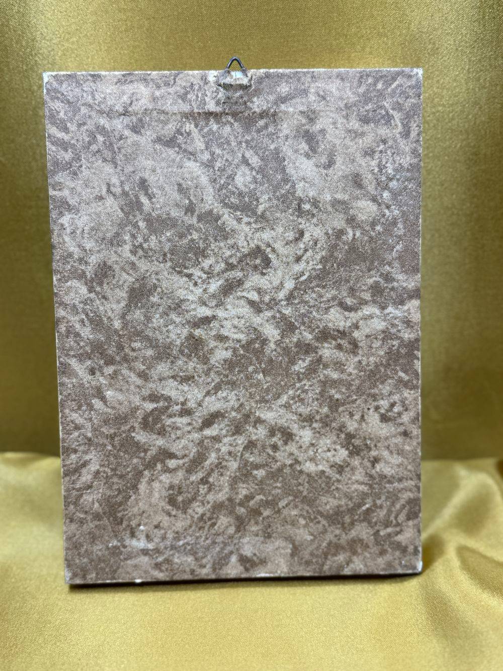 Ensemble/lot rare de 8 anciens petits cadres avec différentes reproductions sur soie - Déco - Collection – Image 11