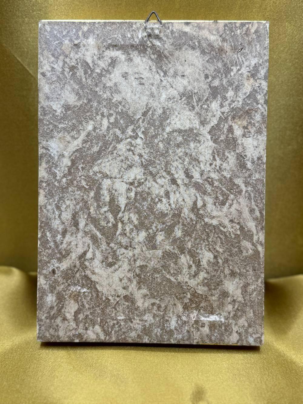 Ensemble/lot rare de 8 anciens petits cadres avec différentes reproductions sur soie - Déco - Collection – Image 21