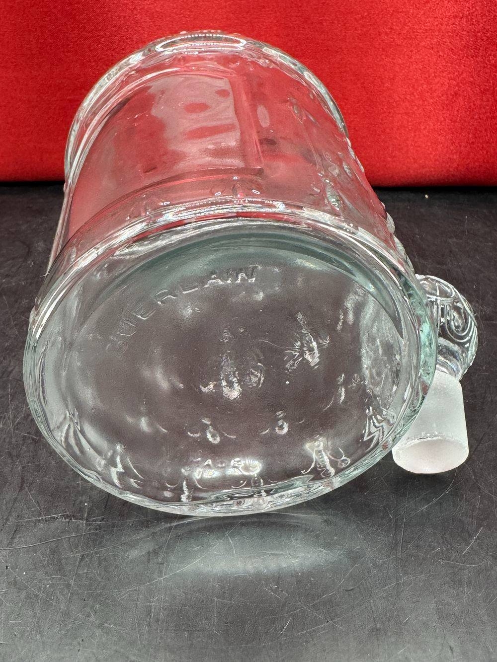 Ancien Magnifique flacon - 2 (et son bouchon) en verre moulé d'eau de Cologne impériale de l’impératrice Eugénie - Modèle “aux Abeilles” de Guerlain - Mi 20ème - Made in France - Décoration - Vintage – Image 8