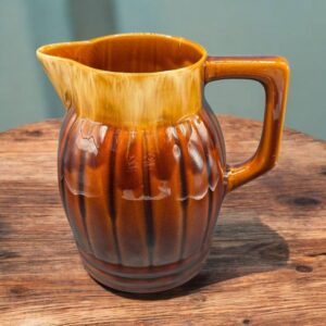 Joli Pichet en céramique marron - Manufacture d'Orchies - n°2 - Des années 50 - Signé - Collection - Décoration - Vintage