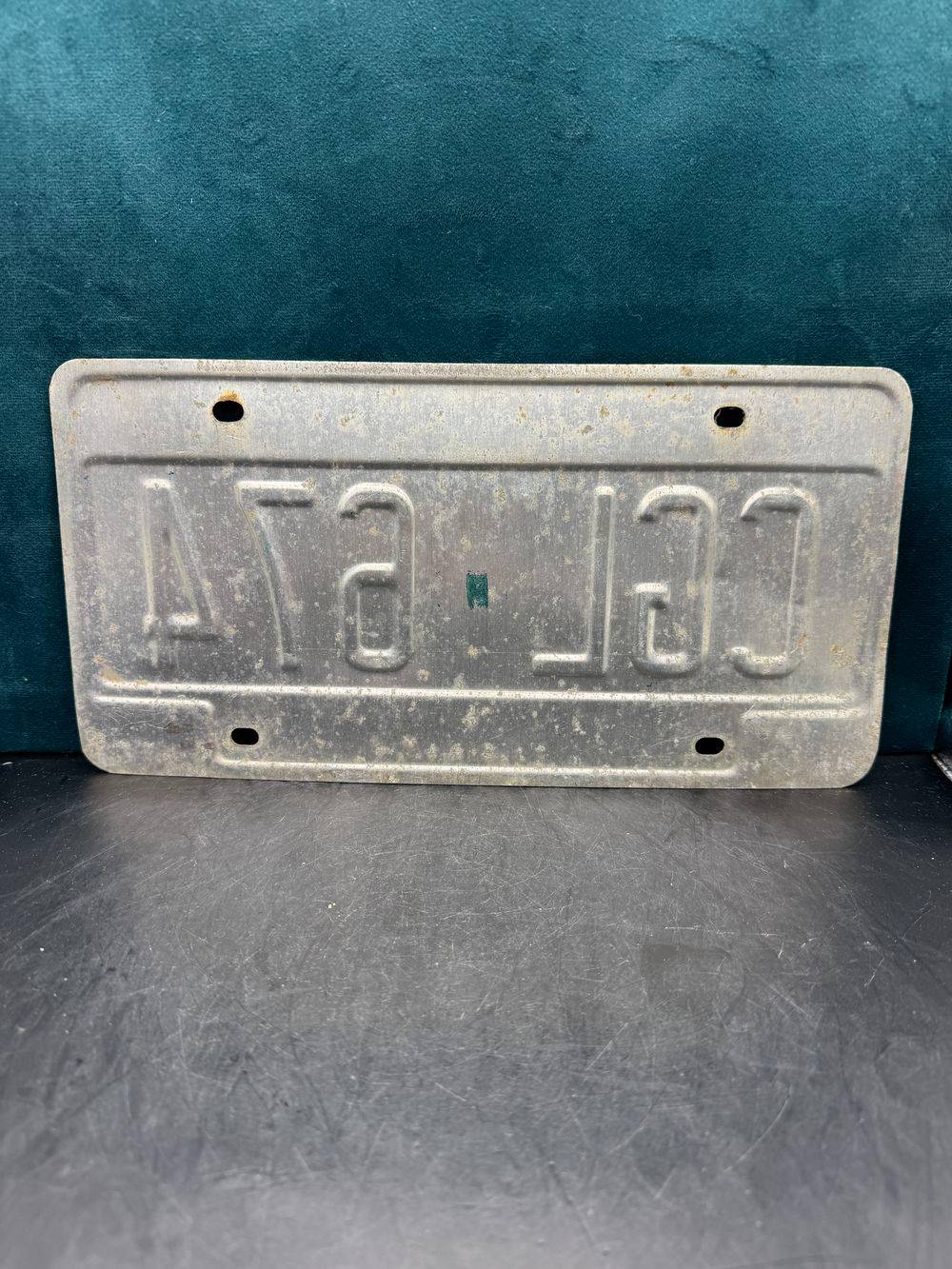 Vraie plaque originale d'immatriculation (en métal et relief) - Usa - Etats-Unis - Etat de Vermont de 2015 - Verte - Décoration murale pour garage - Collection – Image 3