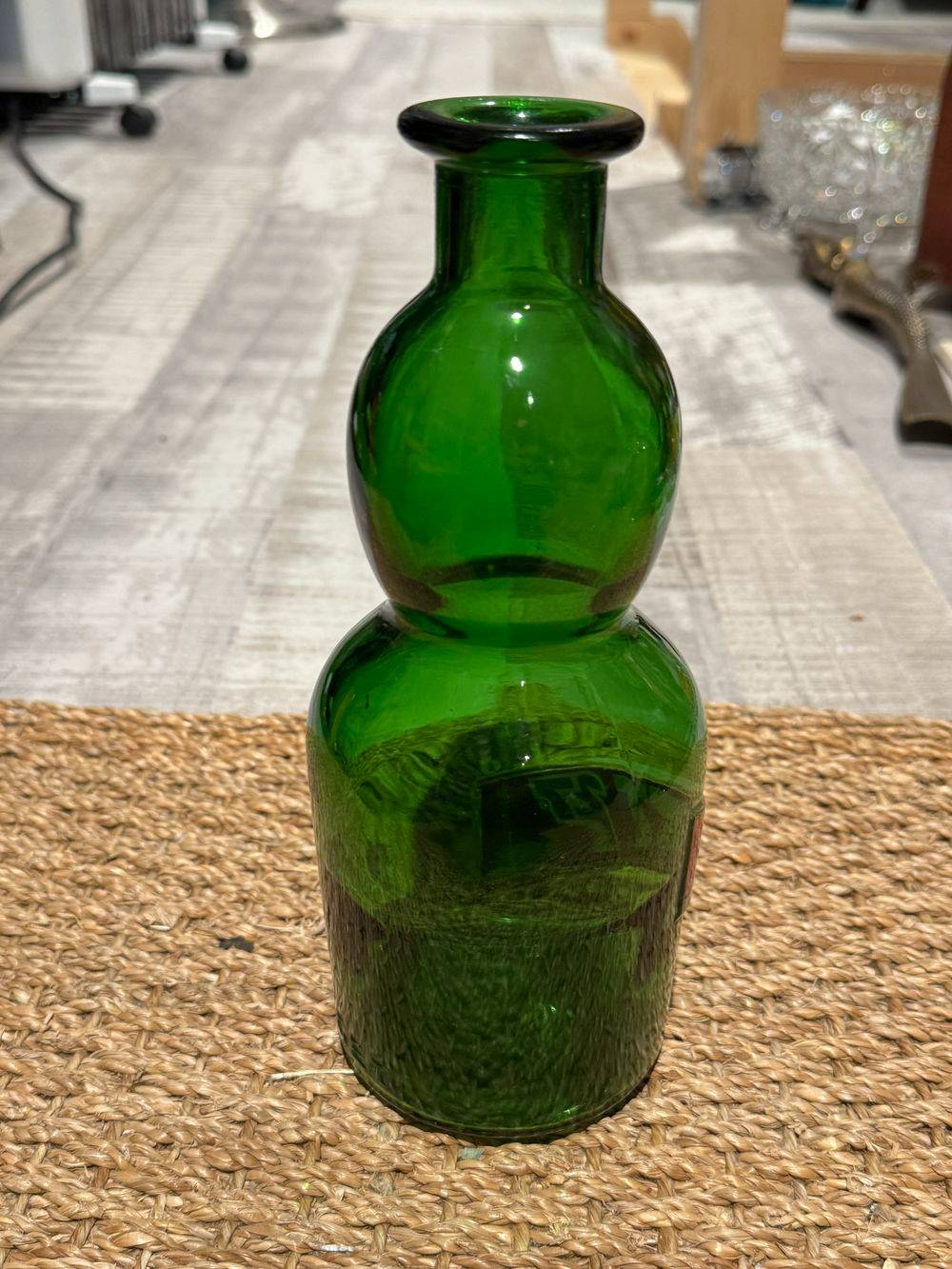 Lot / ensemble de trois anciennes grandes et différentes Carafes publicitaires - Get 27 - Verres lisse et granuleux - Collection - Vintage - Déco bistrot - bar – Image 5