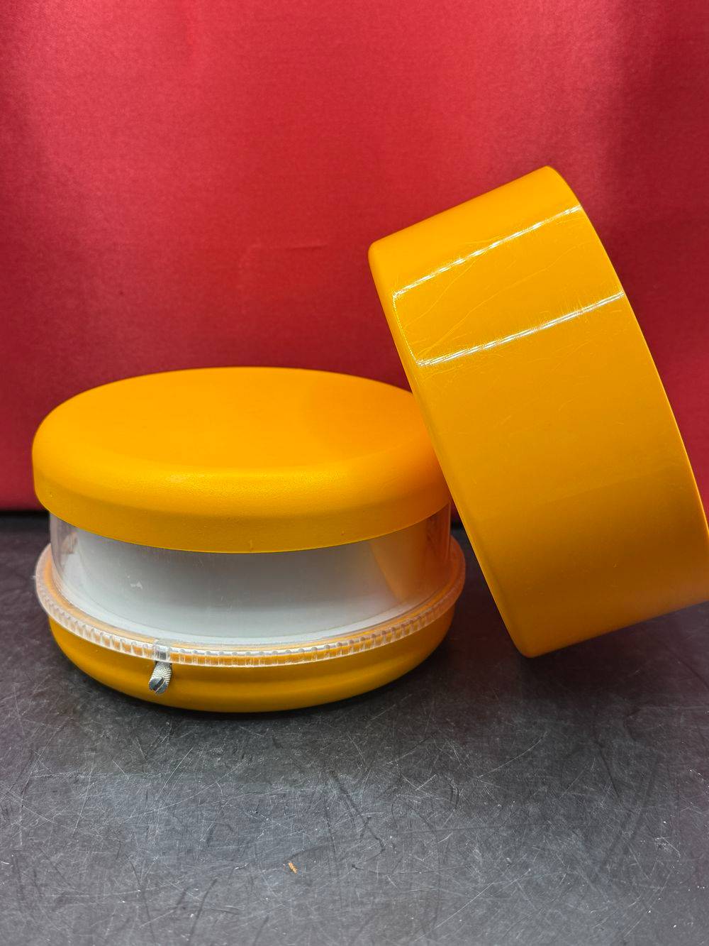 Ancienne et magnifique balance de cuisine Soehnle - Orange - Vintage des années 70 - Fonctionne parfaitement - Décoration - Collection – Image 6